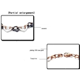 Betrouwbare Prestatie Vrouwelijke Lieverd Wolfraam Keramische Armband