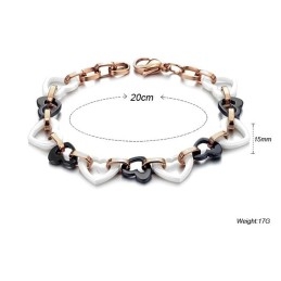 Betrouwbare Prestatie Vrouwelijke Lieverd Wolfraam Keramische Armband