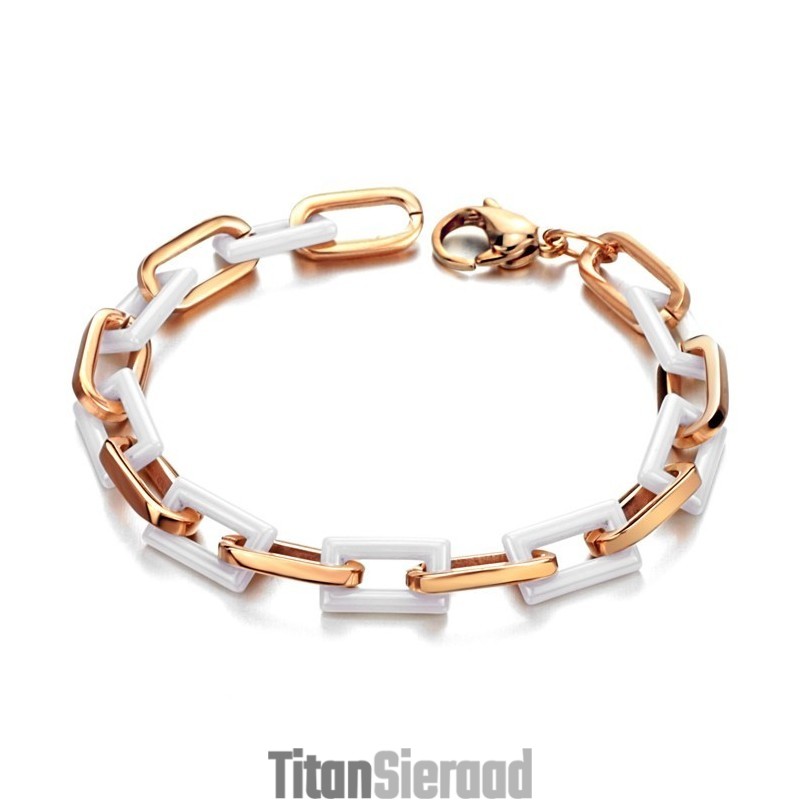Breed Scala Aan Vrouwelijke Mode Wolfraam Keramische Armbanden