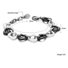 Compleet In Specificaties Sweetheart Tungsten Keramische Armband