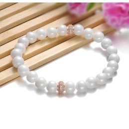 Eenvoudig Te Gebruiken Armband Van Wolfraamkeramiek Met Kralen
