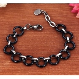 Wereldwijd Bekende Zwarte Wolfraam Keramische Armband Voor Dames