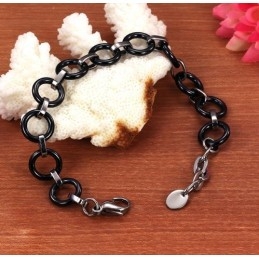 Wereldwijd Bekende Zwarte Wolfraam Keramische Armband Voor Dames