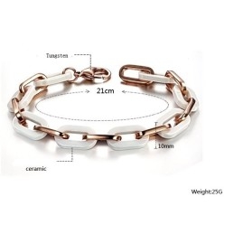 Stabiele Kwaliteit Vrouwelijke Wolfraam Keramische Armband