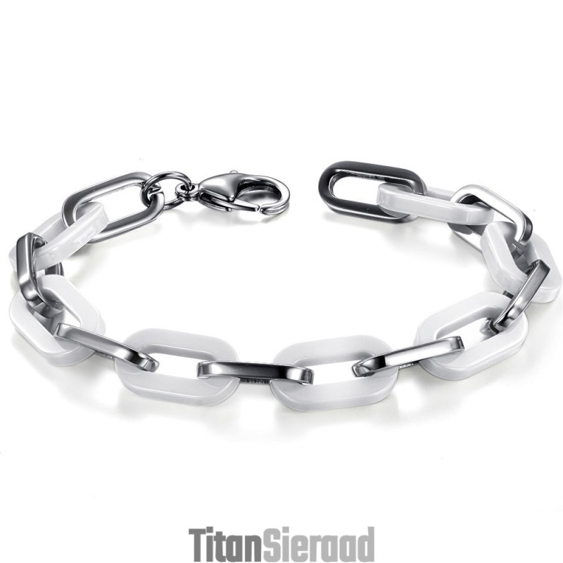 Uitstekende Kwaliteit Vrouwelijke Witte Wolfraam Keramische Armband