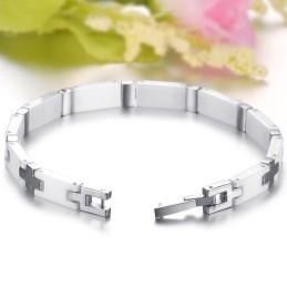 Kwaliteit En Kwantiteit Gegarandeerde Witte Wolfraam Keramische Armband