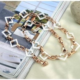 De Koningin Van De Kwaliteit Vierkante Wolfraam Keramische Ketting