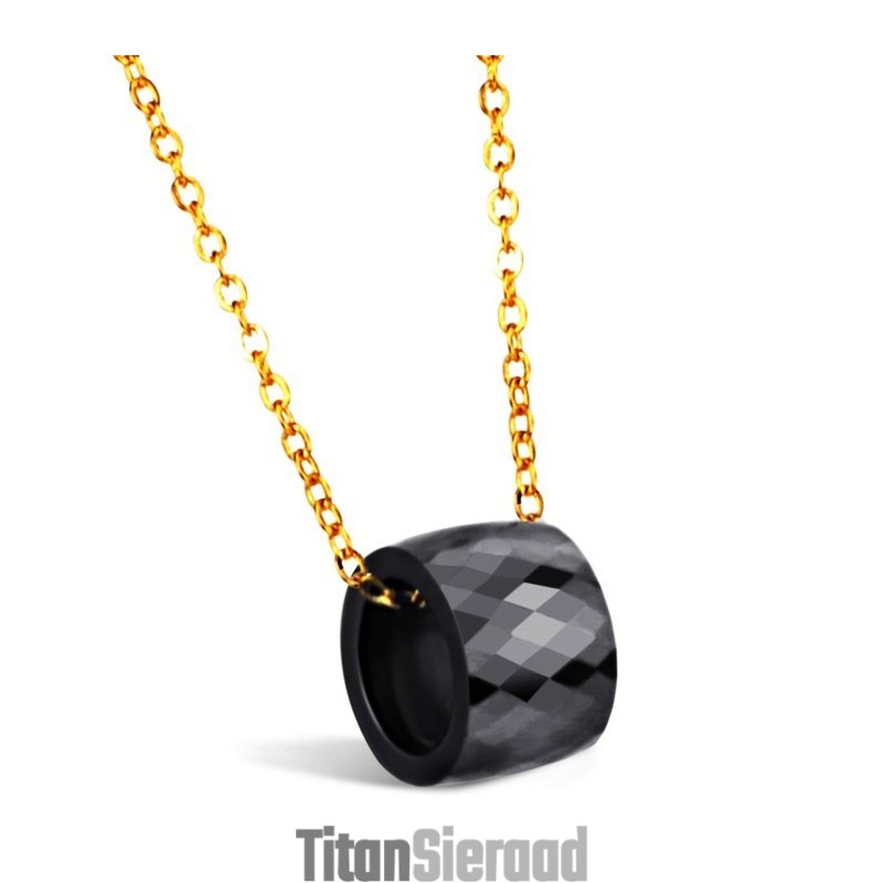 Om Te Genieten Van Een Hoge Reputatie In Binnen- En Buitenland: Vrouwelijke Zwarte Wolfraam Keramische Ketting