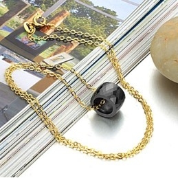 Om Te Genieten Van Een Hoge Reputatie In Binnen- En Buitenland: Vrouwelijke Zwarte Wolfraam Keramische Ketting