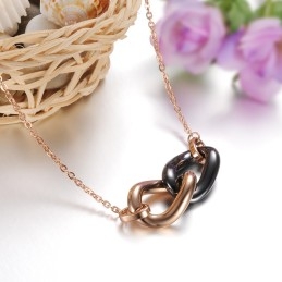 Brede Variaties Wolfraam Keramische Ketting