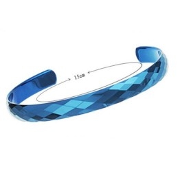 Betrouwbare Prestaties Blauwe Tungsten Keramische Bangle