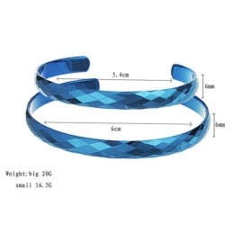 Betrouwbare Prestaties Blauwe Tungsten Keramische Bangle