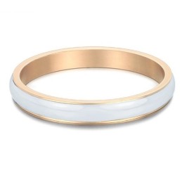 Brede Variaties Witte Wolfraam Keramische Armband