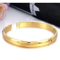 Brede Variaties Dames 18K Vergulde Armband