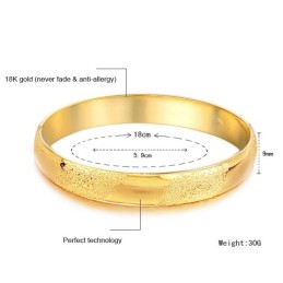 Betrouwbare Reputatie Vrouwelijke Scrub 18K Vergulde Armband