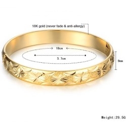 Stabiele Kwaliteit Vrouwelijke Elegante 18K Vergulde Armband