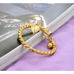 Goed Verkopende Over De Hele Wereld Kinder 18K Vergulde Armband Met Bel