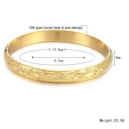 Stabiele Kwaliteit Vrouwelijke Sterpatroon 18K Vergulde Armband