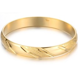 Brede Variaties Dames 18K Vergulde Armband