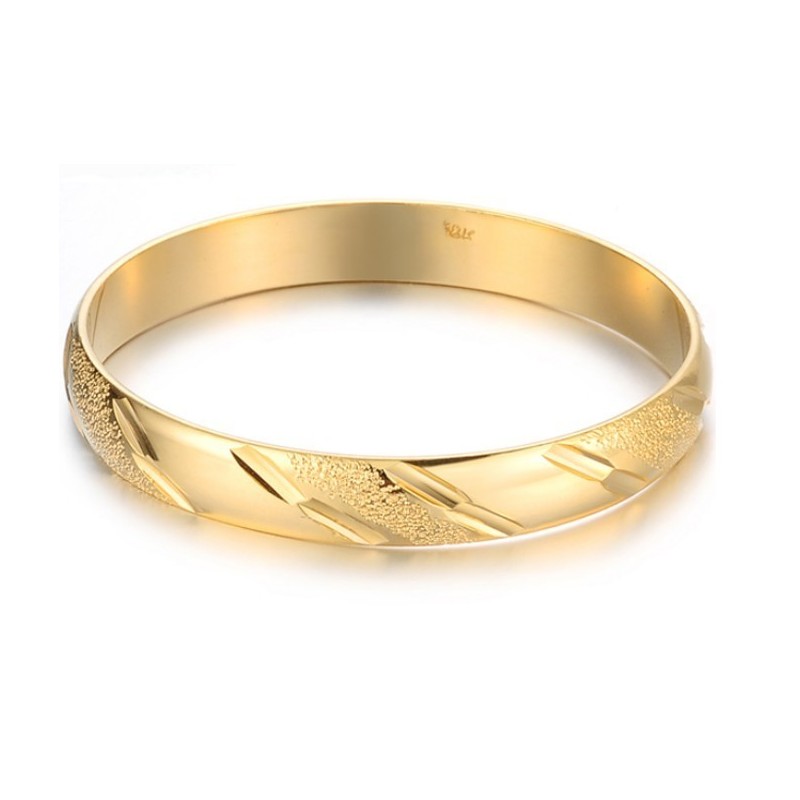 Brede Variaties Dames 18K Vergulde Armband
