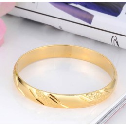 Brede Variaties Dames 18K Vergulde Armband