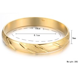 Brede Variaties Dames 18K Vergulde Armband