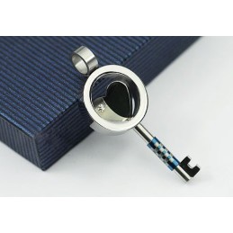 Mode Heren Sleutelhanger Van Titanium - Gratis Ketting