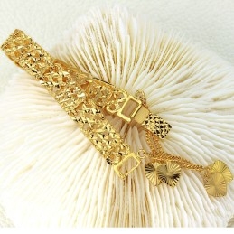 Duurzame, 18K Vergulde Armband Voor Dames