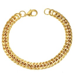 Stabiele Kwaliteit Heren 18K Vergulde Armband