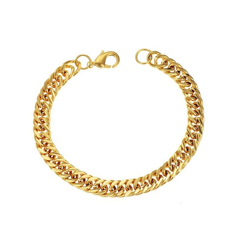 Stabiele Kwaliteit Heren 18K Vergulde Armband Stabiele Kwaliteit Heren 18K Vergulde Armband