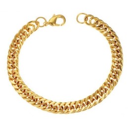 Stabiele Kwaliteit Heren 18K Vergulde Armband