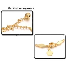 Brede Variëteiten Dames 18K Vergulde Armband Met Bel