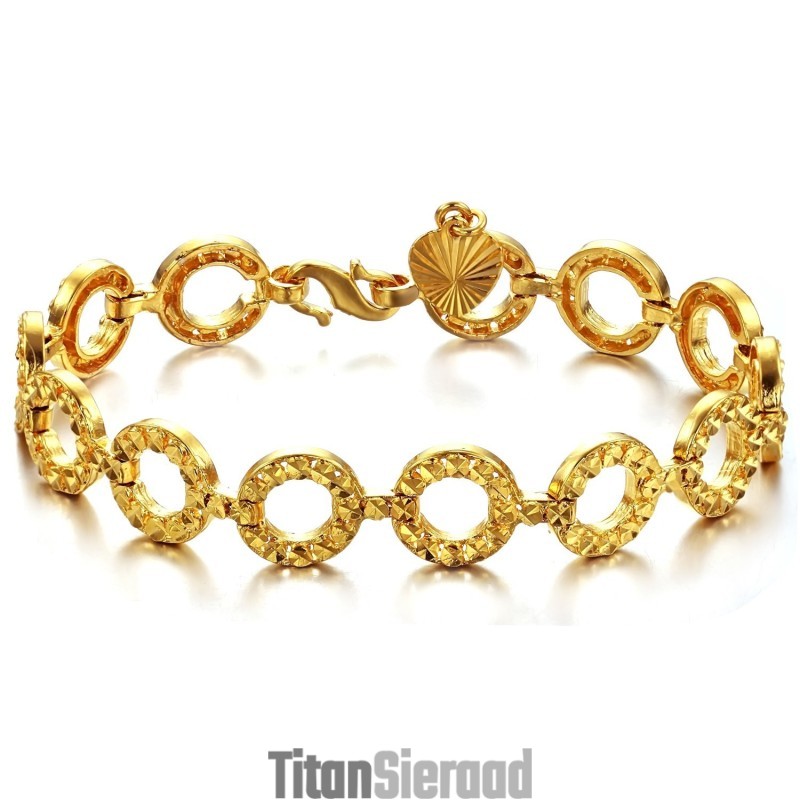 Stabiele Kwaliteit Dames 18K Vergulde Armband Stabiele Kwaliteit Dames 18K Vergulde Armband