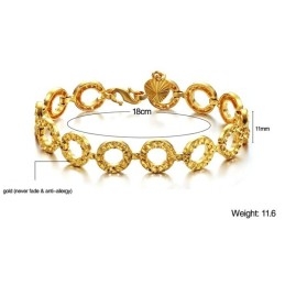 Stabiele Kwaliteit Dames 18K Vergulde Armband