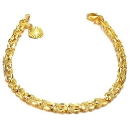 Kwaliteit En Kwantiteit Gegarandeerd. Elegante 18K Vergulde Armband Voor Dames.