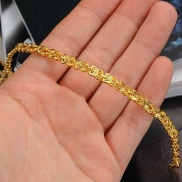 Kwaliteit En Kwantiteit Gegarandeerd. Elegante 18K Vergulde Armband Voor Dames.