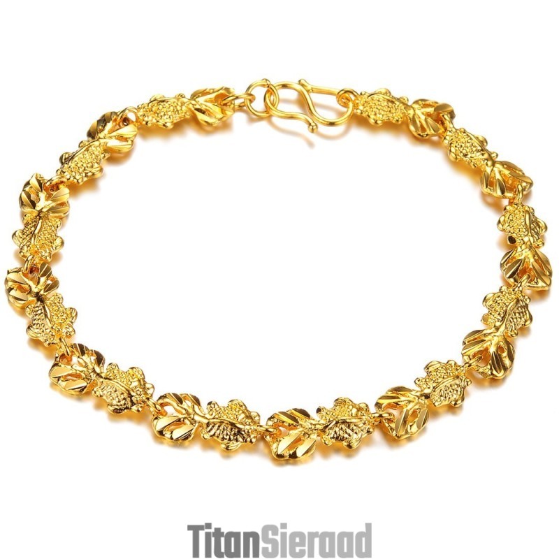 Compleet In Specificaties: Armband In De Vorm Van Een Vrouwelijke Vis, Verguld Met 18 Karaat Goud Compleet In Specificaties: Armband In De Vorm Van Een Vrouwelijke Vis, Verguld Met 18 Karaat Goud