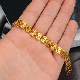 Gebruiksvriendelijke Damesarmband Van 18 Karaat Verguld Goud