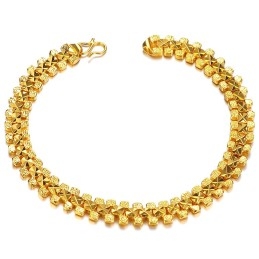 Brede Variaties Dames 18K Vergulde Armband
