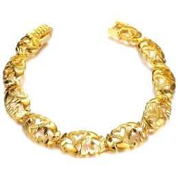 Betrouwbare Reputatie Vrouwelijke Geliefde 18K Vergulde Armband