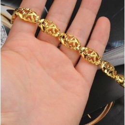 Betrouwbare Reputatie Vrouwelijke Geliefde 18K Vergulde Armband