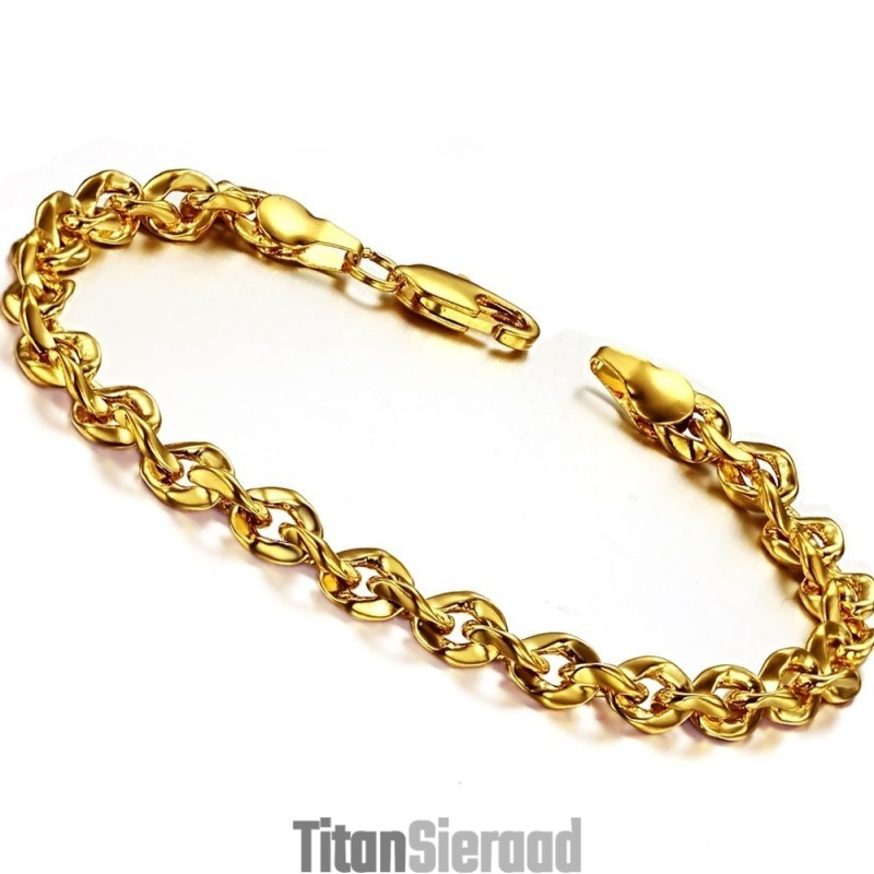 Duurzame, 18K Vergulde Armband Voor Dames Duurzame, 18K Vergulde Armband Voor Dames