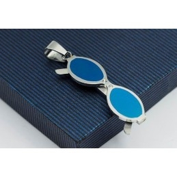 Mode Heren Zonnebril Vorm Titanium Hanger - Gratis Ketting