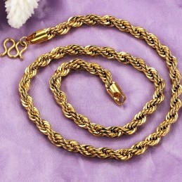 Betrouwbare Kwaliteit Vrouwelijke Roltype 18K Vergulde Ketting