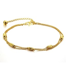 Compleet In Specificaties Dames 18K Vergulde Enkelband