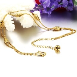 Compleet In Specificaties Dames 18K Vergulde Enkelband