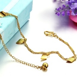 Compleet In Specificaties Dames 18K Vergulde Enkelband