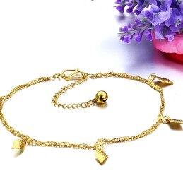 Compleet In Specificaties Dames 18K Vergulde Enkelband
