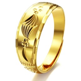 Betrouwbare Reputatie, Beknopte 18K Vergulde Ring Voor Dames