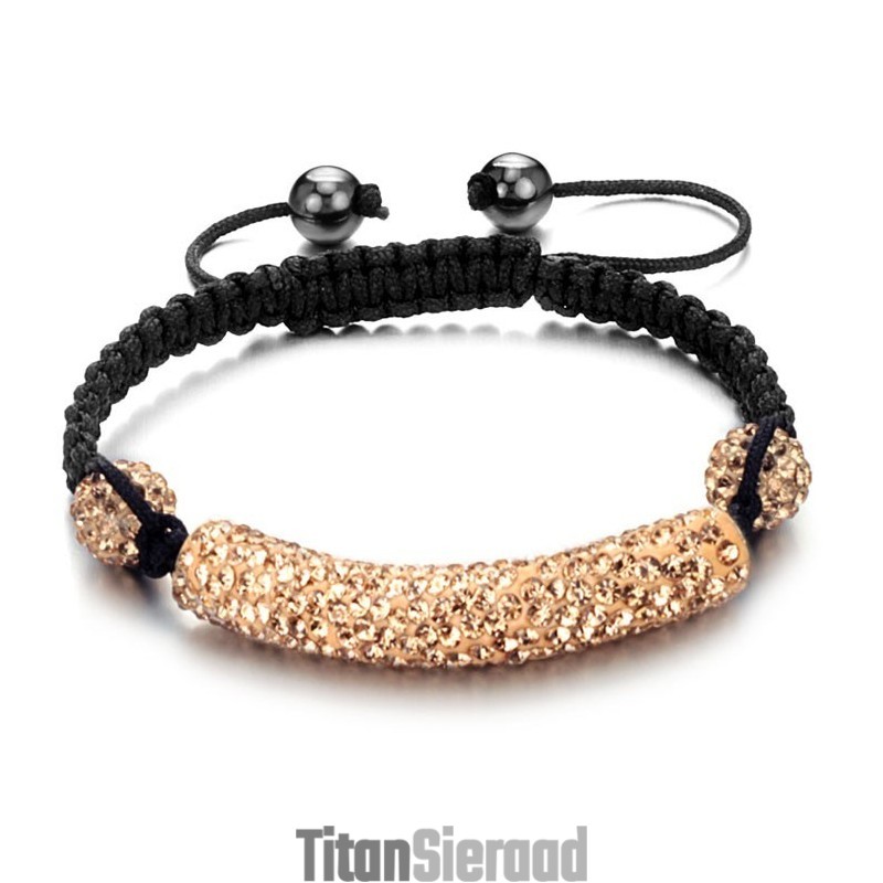 Hoogwaardige Vrouwelijke Bolvormige Kristallen Armband